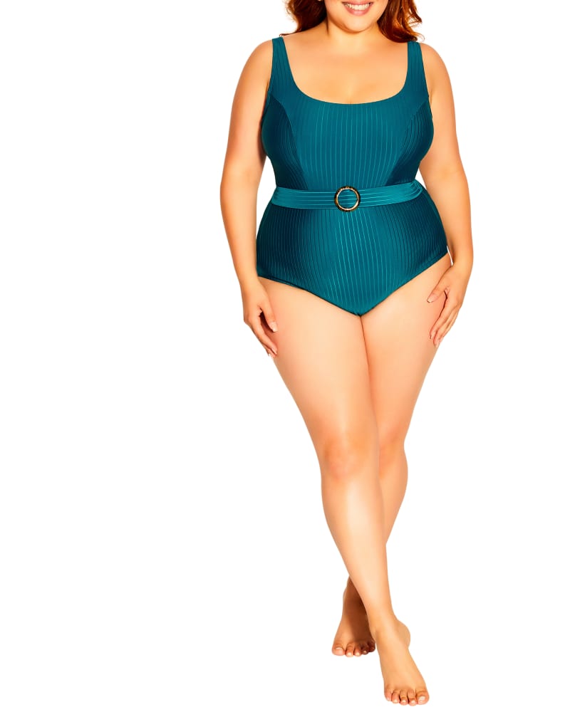 Plus size model wearing Zuma One Piece by City Chic | Dia&Co | dia_product_style_image_id:191455